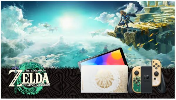 Nintendo Switch (OLED Model) Console - The Legend of Zelda: Tears of the  Kingdom Edition - Buy Online - Heathcotes