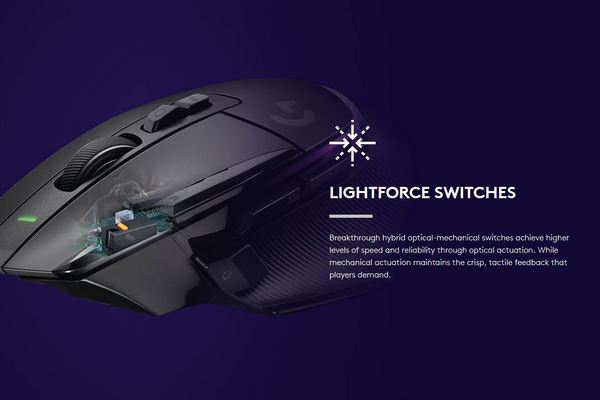  Logitech G502 X Plus Lightspeed Wireless Optical Mouse -  LIGHTFORCE hybrid switches, LIGHTSYNC RGB, HERO 25K gaming sensor,  compatible with PC - macOS/Windows - Black : Everything Else